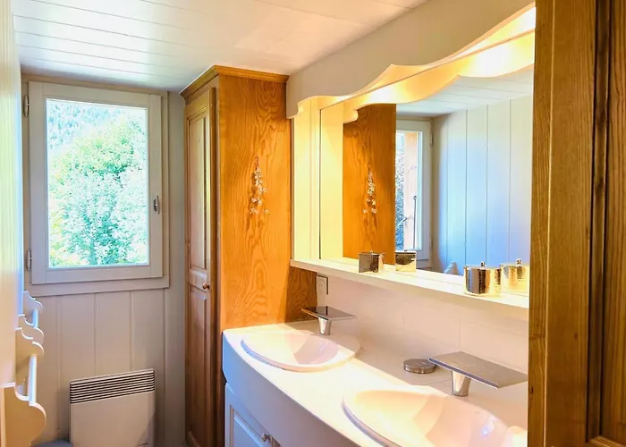 Spacious In With Mont Blanc View Alpesi faház Chamonix